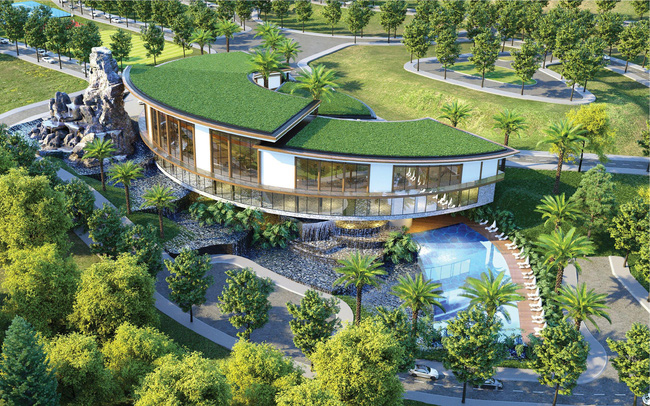 Xanh Villas là dự án biệt thự tọa lạc trên đường CT08, Xã Tiến Xuân, huyện Thạch Thất, Hà Nội