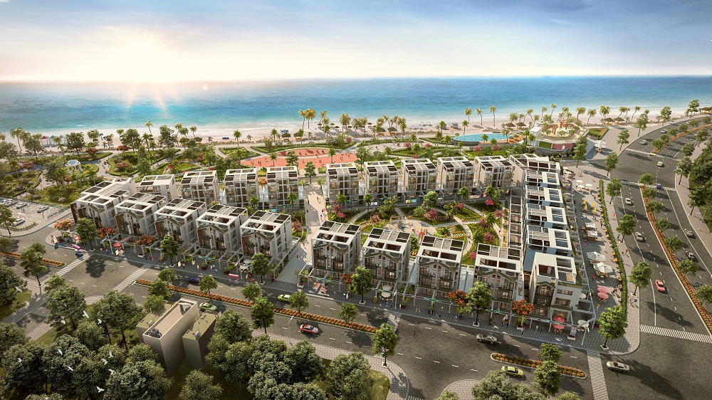 The Seahara là dự án biệt thự phố thương mại mặt biển đầu tiên tại Việt Nam