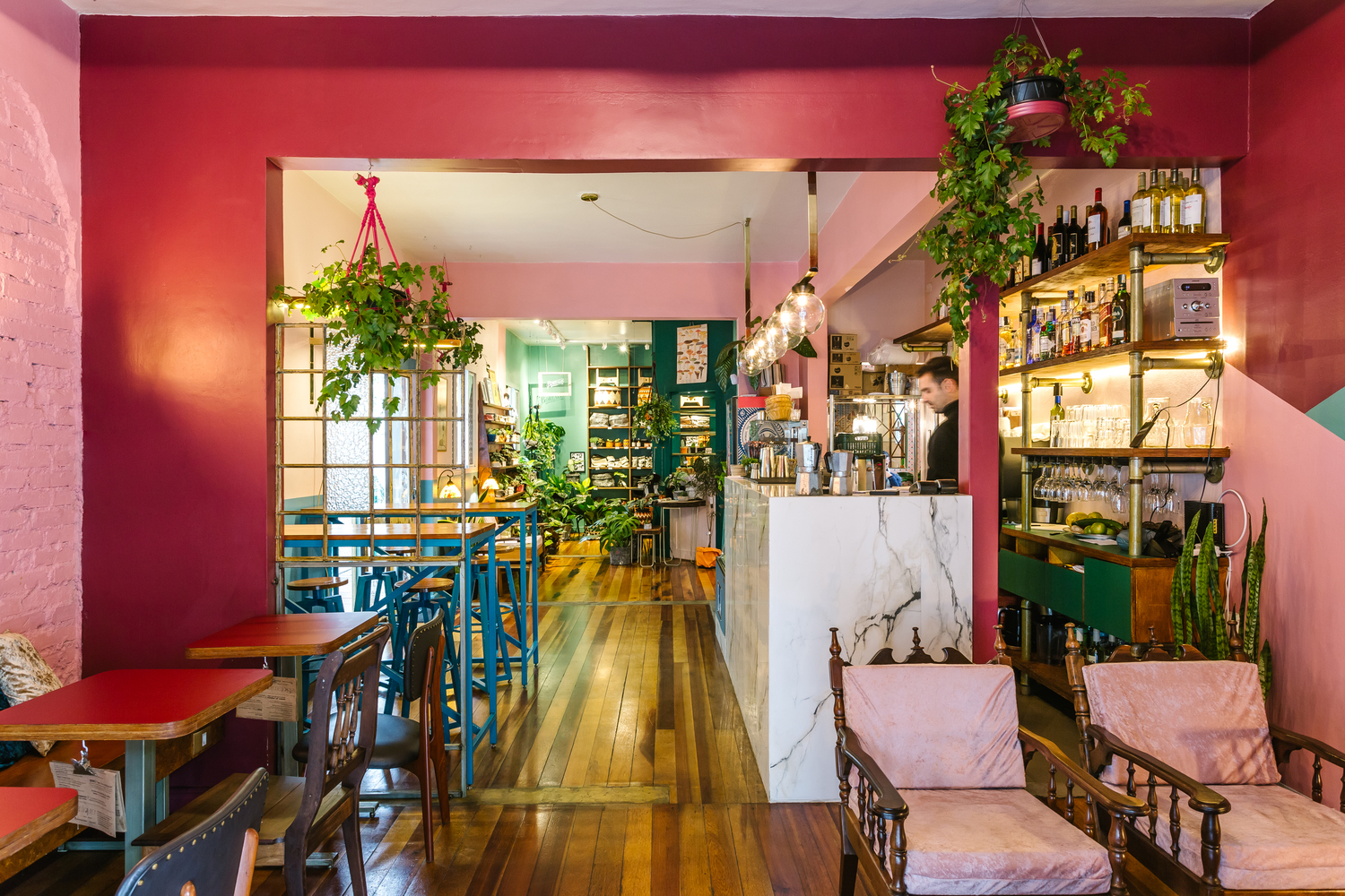 Thiết kế quán cafe theo phong cách Nhiệt đới được lấy cảm hứng từ thiên nhiên