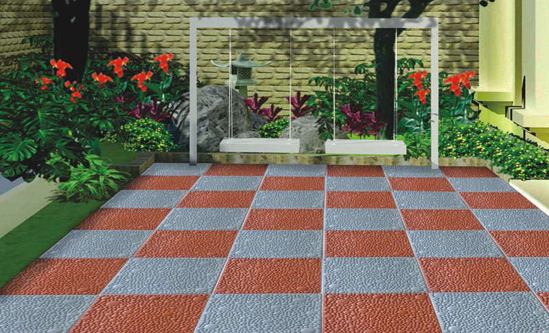 Gạch block là lựa chọn sáng suốt nhất khi lát sân vườn