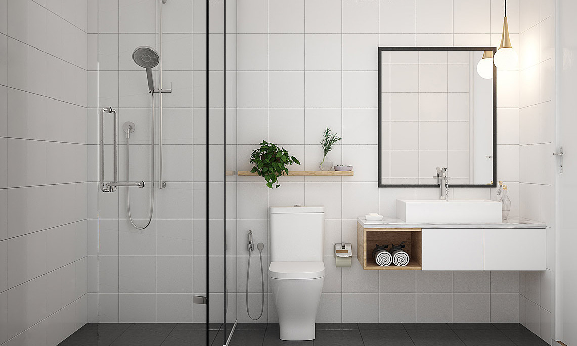 Xu hướng thiết kế phòng tắm tối giản đang rất được ưa chuộng trong năm 2021