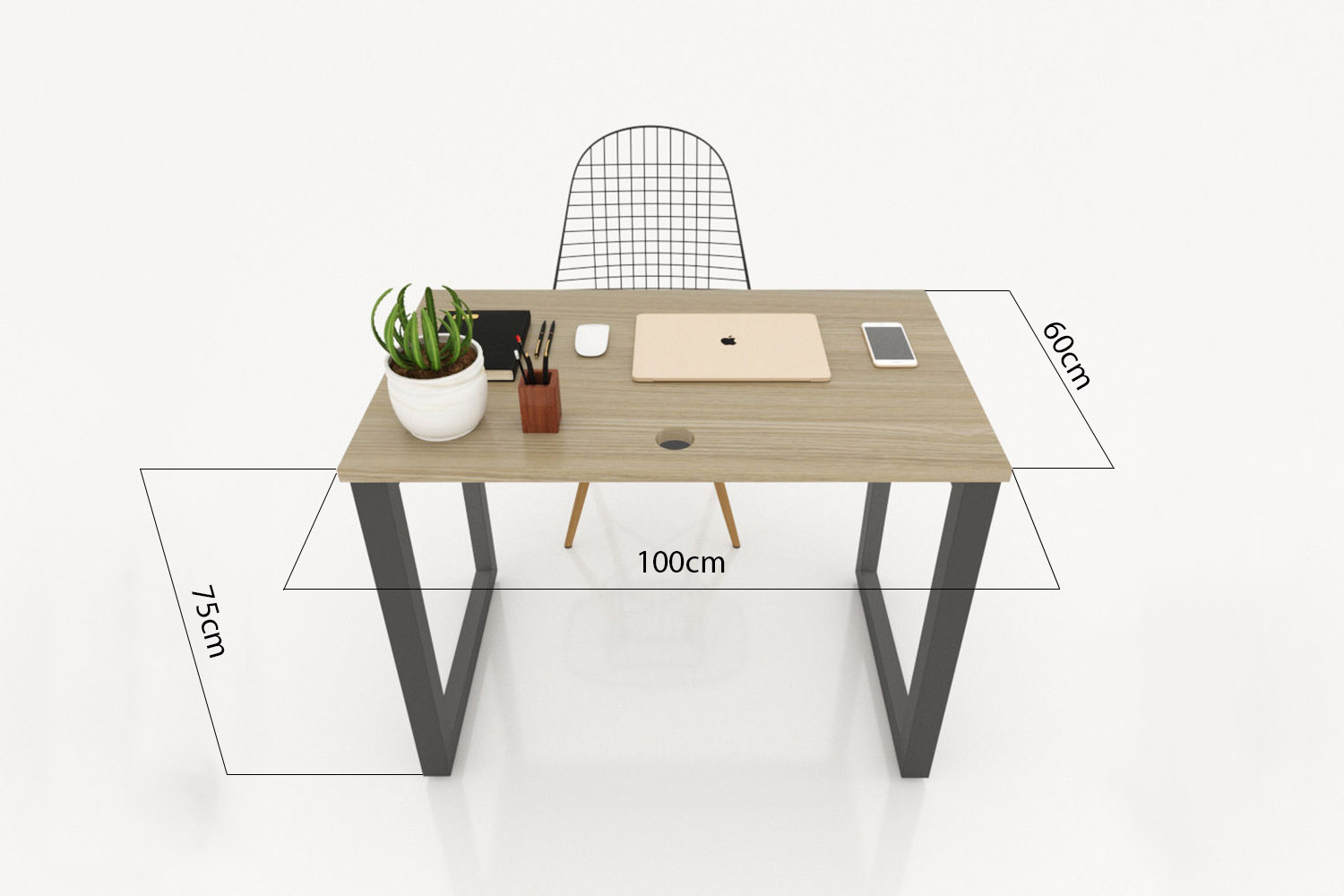 Vóc dáng ảnh hưởng đến kích thước bàn làm việc